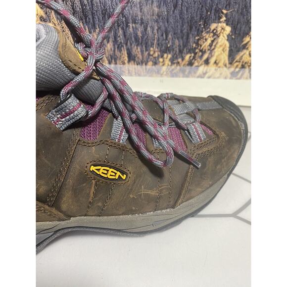 KEEN Womens Steel Toe Work Safety Low Shoe Hiking Size 10 M ASTM f2413-11 - Picture 7 of 10